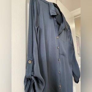 ANN TAYLOR LONG SLEEVE BLOUSE, SIZE S